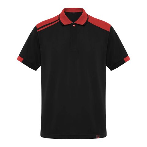 Samurai Kurzärmeliges Poloshirt mit antibakterieller Wirkung, 160 g/m2, unisex Standard | schwarz-rot | 2XL | ohne Werbeanbringung | Nicht verfügbar | Nicht verfügbar | Nicht verfügbar