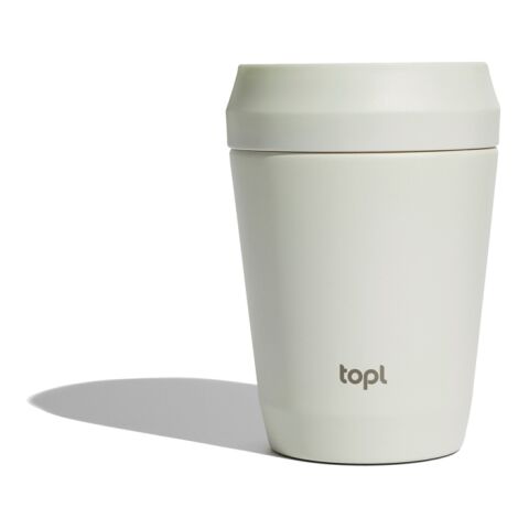 Topl-Trinkbecher aus rec. Stahl mit 360-Grad-Deckel 236ml braun | ohne Werbeanbringung | Nicht verfügbar | Nicht verfügbar