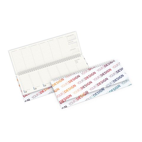 Tisch-Querkalender Compact RECYCLING 1 Woche = 2 Seiten 8–20 Uhr 310 × 135 mm | Nicht verfügbar | ohne Werbeanbringung | Nicht verfügbar | Nicht verfügbar | Papier-Hardcover matt