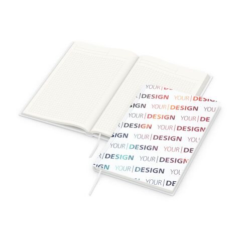 Notizbuch Note-Book RECYCLING Ecken spitz Papier-Hardcover individuell bedruckt recyceltes Papier matt | Winkelkaro