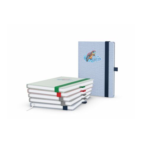 Notizbuch Ocean-Book Recycling-Inhaltspapier rPET-Hardcover farbig A5 blau | Winkelkaro