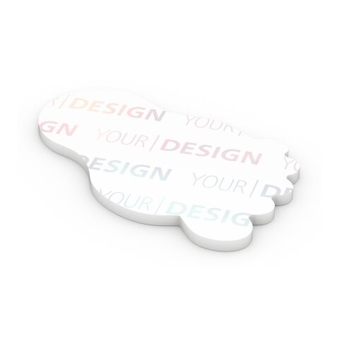 Haftnotizblock Form 125 × 72 mm formgestanzt 118 × 61 mm | ohne Werbeanbringung | 50.0 | Fuß