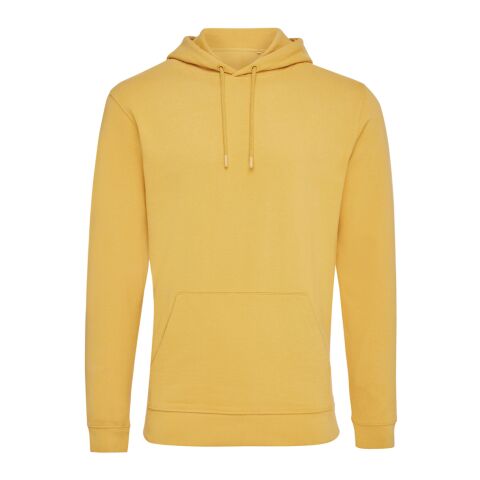 IQONIQ Jasper Hoodie aus recycelter Baumwolle ockergelb | S | ohne Werbeanbringung | Nicht verfügbar | Nicht verfügbar | Nicht verfügbar