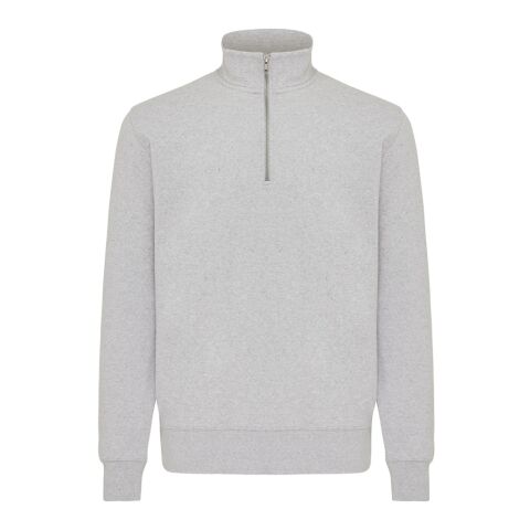 IQONIQ Elgon Quarter-Zip-Sweater aus rec. Baumwolle ungefärbte helles Grau | 4XL | ohne Werbeanbringung | Nicht verfügbar | Nicht verfügbar | Nicht verfügbar