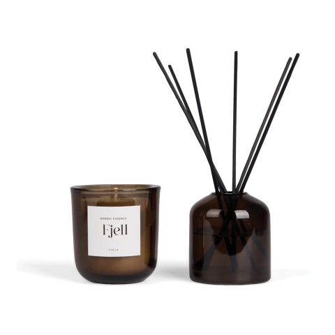 VINGA Nordic Essence Ambiente-Set weiß-dunkelbraun | ohne Werbeanbringung | Nicht verfügbar | Nicht verfügbar