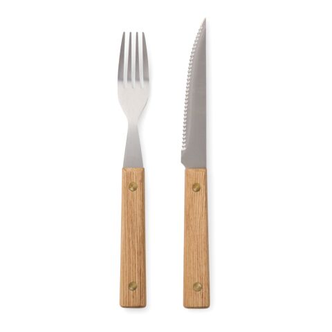 VINGA Paso 8-teiliges Grill-Besteck-Set braun | ohne Werbeanbringung | Nicht verfügbar | Nicht verfügbar