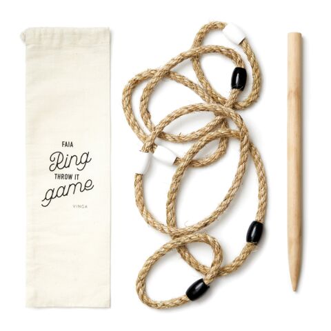 VINGA Faia Ring-Wurf-Spiel braun | ohne Werbeanbringung | Nicht verfügbar | Nicht verfügbar