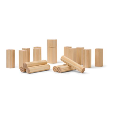 VINGA Kubb Mini Spiel braun | ohne Werbeanbringung | Nicht verfügbar | Nicht verfügbar