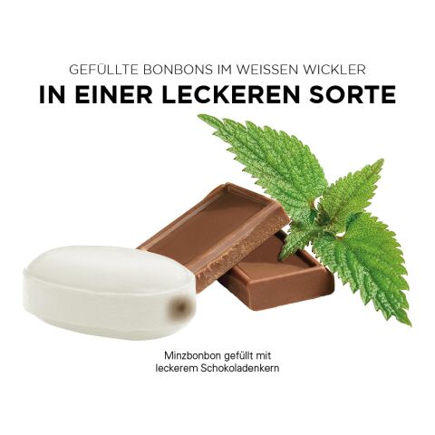 Schoko-Minz Bonbon gefüllt ohne Werbeanbringung