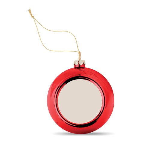 Weihnachtskugel Sublimation rot | ohne Werbeanbringung | Nicht verfügbar | Nicht verfügbar | Nicht verfügbar