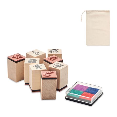 Stempel-Set Weihnachten beige | ohne Werbeanbringung | Nicht verfügbar | Nicht verfügbar | Nicht verfügbar