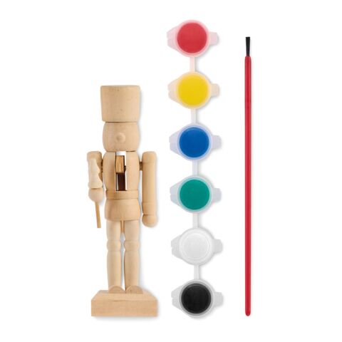 Malset Nussknacker holzfarben | ohne Werbeanbringung | Nicht verfügbar | Nicht verfügbar