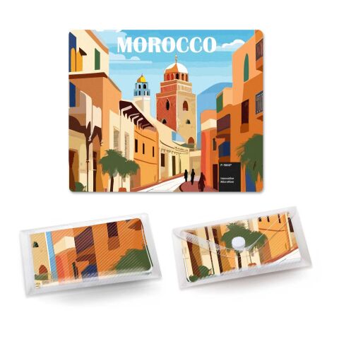 POLYCLEAN Displaytuch im Etui, All-Inclusive-Paket ohne Werbeanbringung | 18 x 15 cm