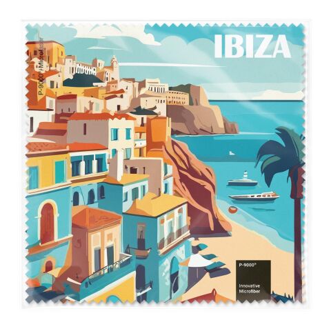 POLYCLEAN Brillentuch im Polybeutel, All-Inclusive-Paket 4C-Digitaldruck | 15 x 15 cm