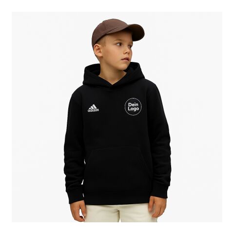 adidas Entrada Hoody  YOUTH schwarz | 128.0 | ohne Werbeanbringung | DTF | ohne Werbeanbringung