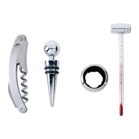 Weinset &#039;Klassik&#039; silber | ohne Werbeanbringung | Nicht verfügbar | Nicht verfügbar | Nicht verfügbar