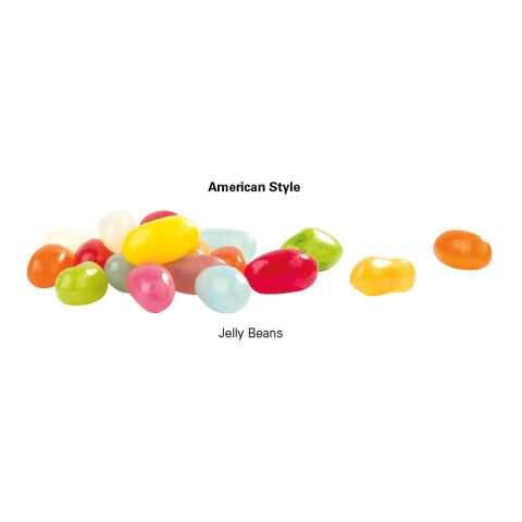 Minitüte 10 g American Style Jelly Beans transparent | Kompostierbare Folie