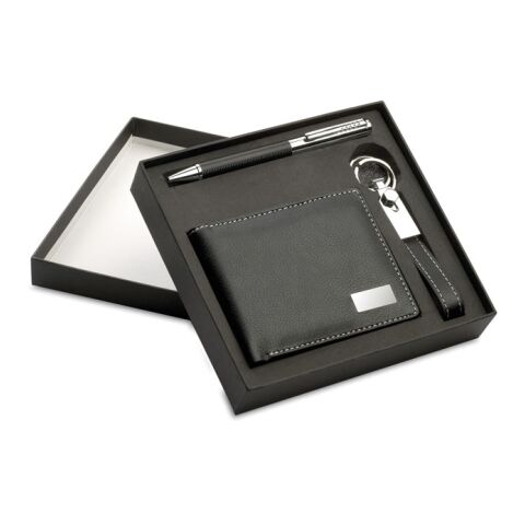 Set mit Geldbörse schwarz | ohne Werbeanbringung | Nicht verfügbar | Nicht verfügbar | Nicht verfügbar