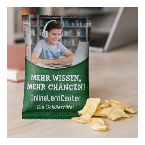 Apfelchips weiß | ohne Werbeanbringung | Standard-Folie
