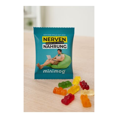 Gummibärchen im Werbetütchen weiß | 10 g | ohne Werbeanbringung | Standard-Folie