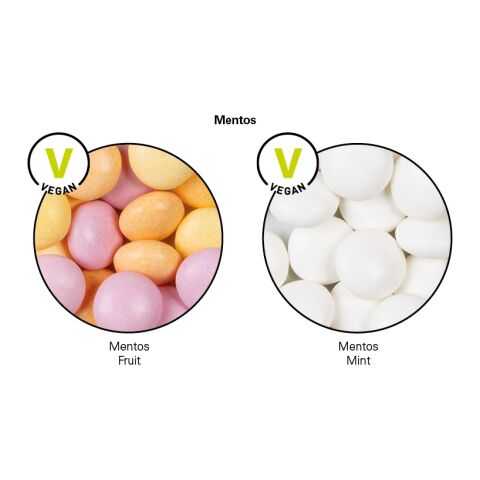 Minitüte 8 g Mentos Kaudragees ohne Werbeanbringung | Mentos Kaudragess Mint | Folie