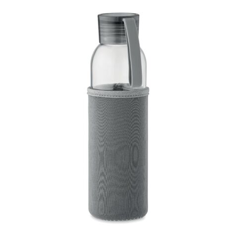 Flasche recyceltes Glas 500 ml dunkelgrau