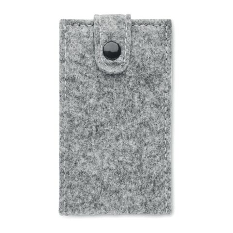 Maniküre-Set RPET-Filz grau | ohne Werbeanbringung | Nicht verfügbar | Nicht verfügbar | Nicht verfügbar