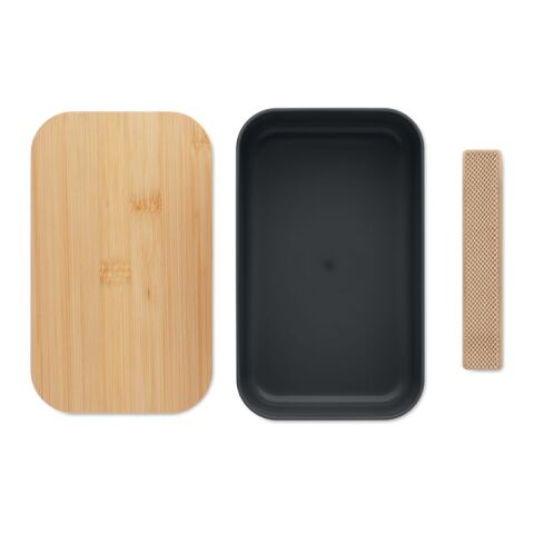 Lunchbox PLA Mais 1000ml schwarz | ohne Werbeanbringung | Nicht verfügbar | Nicht verfügbar | Nicht verfügbar