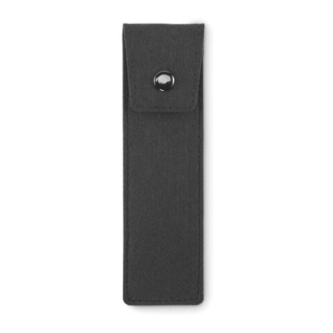 Stifte-Etui RPET-Filz schwarz | ohne Werbeanbringung | Nicht verfügbar | Nicht verfügbar | Nicht verfügbar
