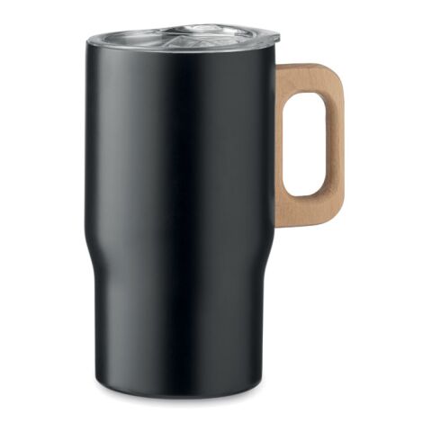 Doppelwandiger Becher 350ml schwarz | ohne Werbeanbringung | Nicht verfügbar | Nicht verfügbar | Nicht verfügbar