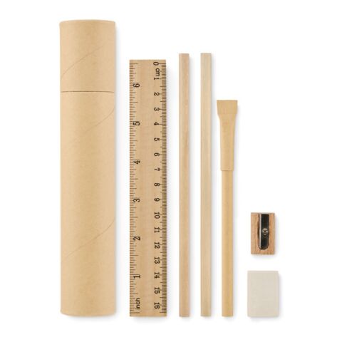 5teiliges Schreibset beige | ohne Werbeanbringung | Nicht verfügbar | Nicht verfügbar | Nicht verfügbar