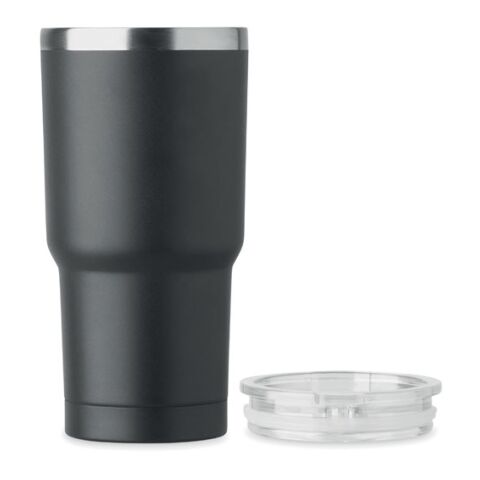 Doppelwandiger Becher 550ml schwarz | ohne Werbeanbringung | Nicht verfügbar | Nicht verfügbar | Nicht verfügbar