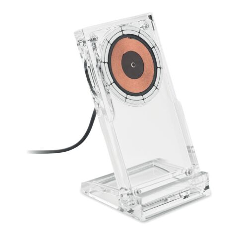 Kabellose Ladestation 15W transparent | ohne Werbeanbringung | Nicht verfügbar | Nicht verfügbar | Nicht verfügbar