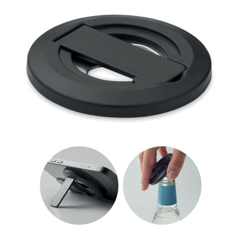 Phonehalter mit Kapselheber schwarz | ohne Werbeanbringung | Nicht verfügbar | Nicht verfügbar | Nicht verfügbar