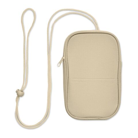 Crossbody-Reisetasche RPET beige