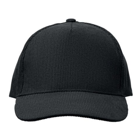Baseball Kappe 5 Panels Cord schwarz | ohne Werbeanbringung | Nicht verfügbar | Nicht verfügbar | Nicht verfügbar