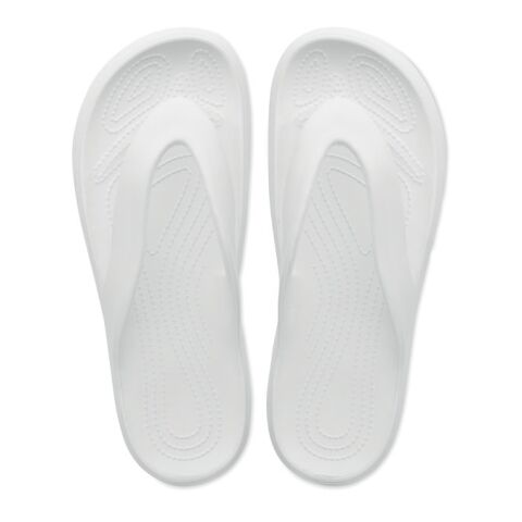 Zehensandalen Größe 44/45 weiß | ohne Werbeanbringung | Nicht verfügbar | Nicht verfügbar