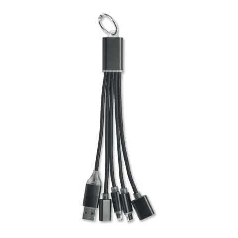 3in1 Ladekabel schwarz