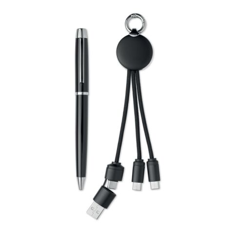 Geschenkset 2-teilig schwarz