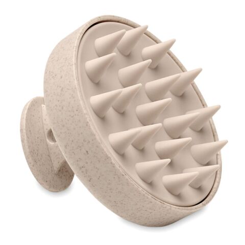Kopfhaut-Massagebürste beige