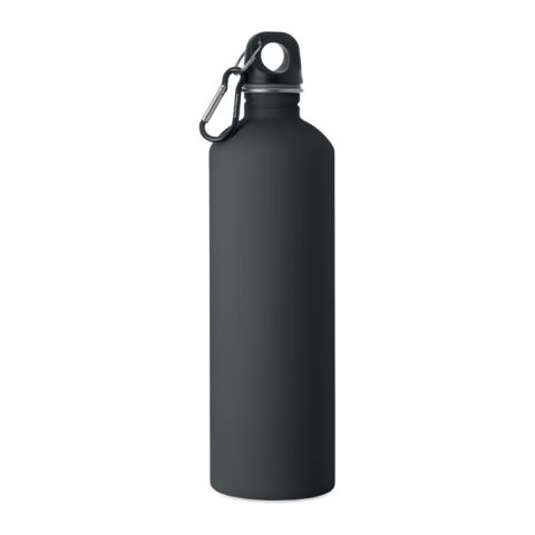 Einwandige Trinkflasche 750 ml schwarz