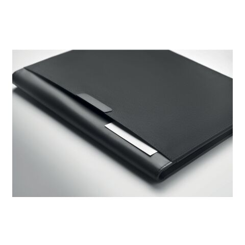 DIN A4 Portfolio &amp; Notizblock schwarz