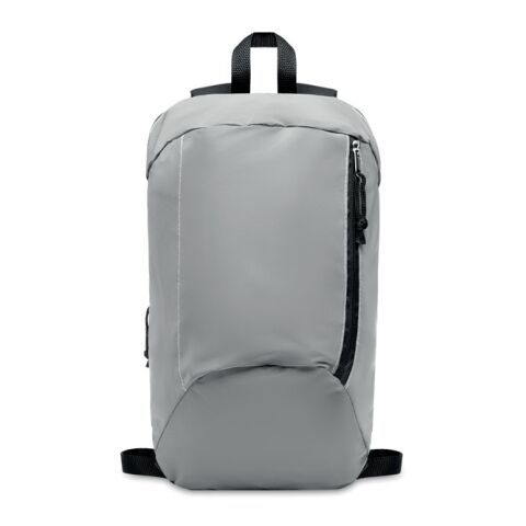 Reflektierender Rucksack 600D mattsilber | ohne Werbeanbringung | Nicht verfügbar | Nicht verfügbar
