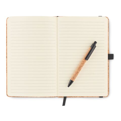 DIN A5 Kork Notizbuch Set schwarz | ohne Werbeanbringung | Nicht verfügbar | Nicht verfügbar | Nicht verfügbar