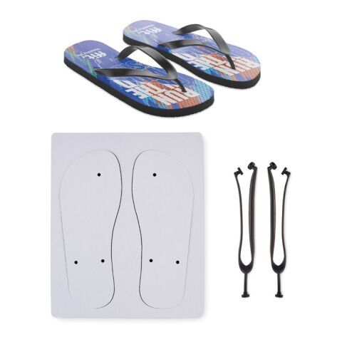 Sublimations-Zehensandalen Größe 44-46 schwarz | ohne Werbeanbringung | Nicht verfügbar | Nicht verfügbar