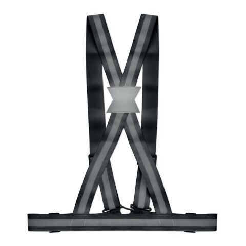 Reflektierende Gürtelweste schwarz | ohne Werbeanbringung | Nicht verfügbar | Nicht verfügbar | Nicht verfügbar