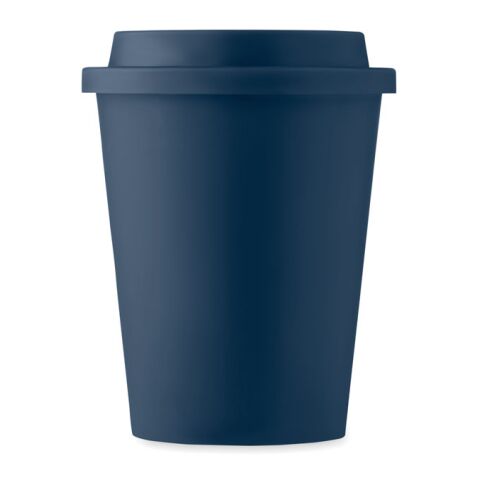 Doppelwandiger Becher PP 300ml marineblau