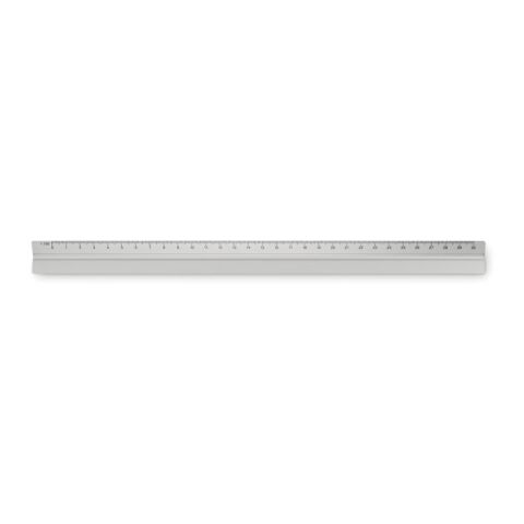Dreikantlineal Aluminium 30cm mattsilber | ohne Werbeanbringung | Nicht verfügbar | Nicht verfügbar