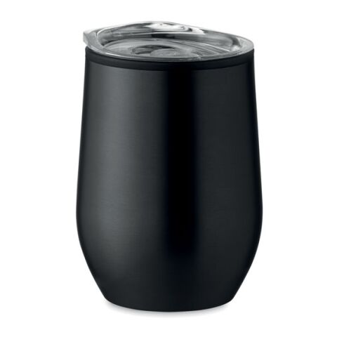 Doppelwandiger Trinkbecher 350ml schwarz | ohne Werbeanbringung | Nicht verfügbar | Nicht verfügbar | Nicht verfügbar
