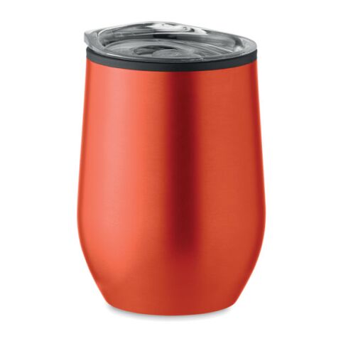 Doppelwandiger Trinkbecher 350ml rot | ohne Werbeanbringung | Nicht verfügbar | Nicht verfügbar | Nicht verfügbar